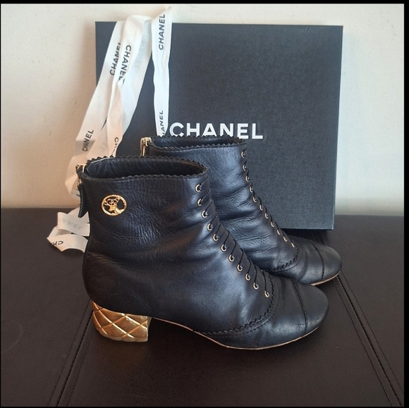 CHANEL Leather Booties - Picture 10 of 16